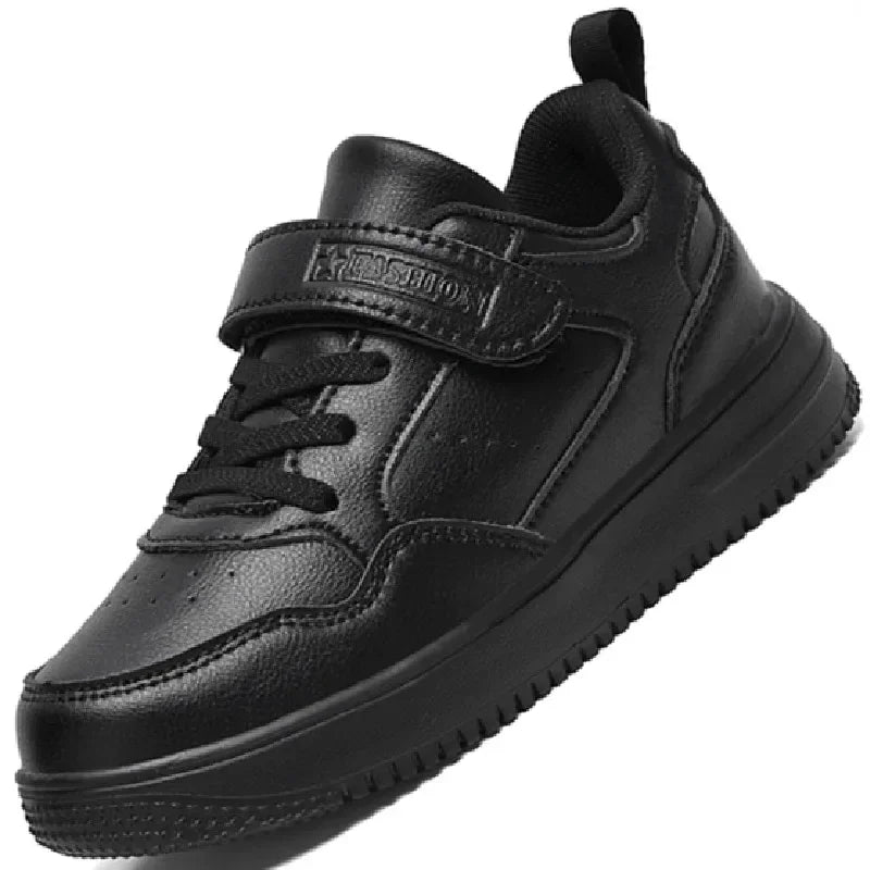 New Leather Kids Running Shoes