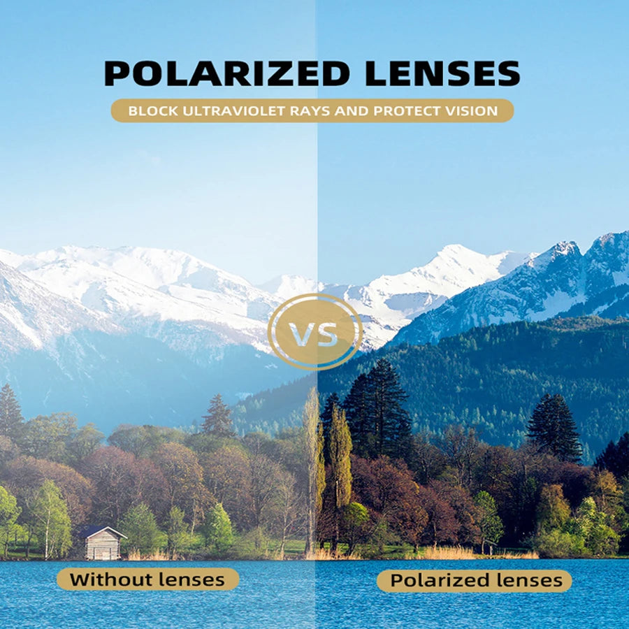 Men Photochromic Polarized Sunglasses