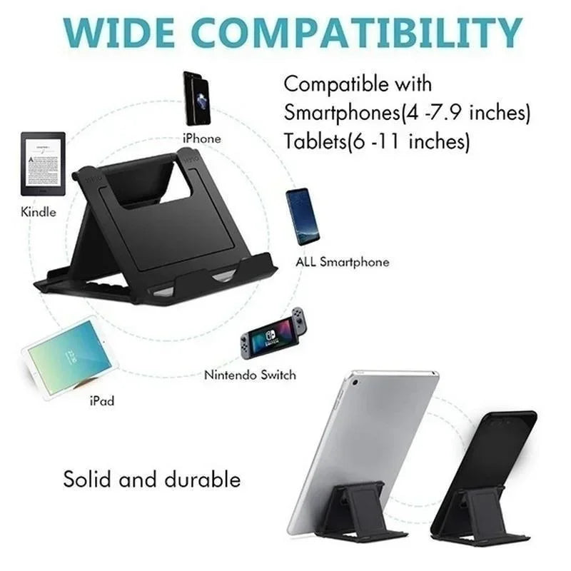 Mini Desktop Foldable Stand For Mobile Phone And Tablet