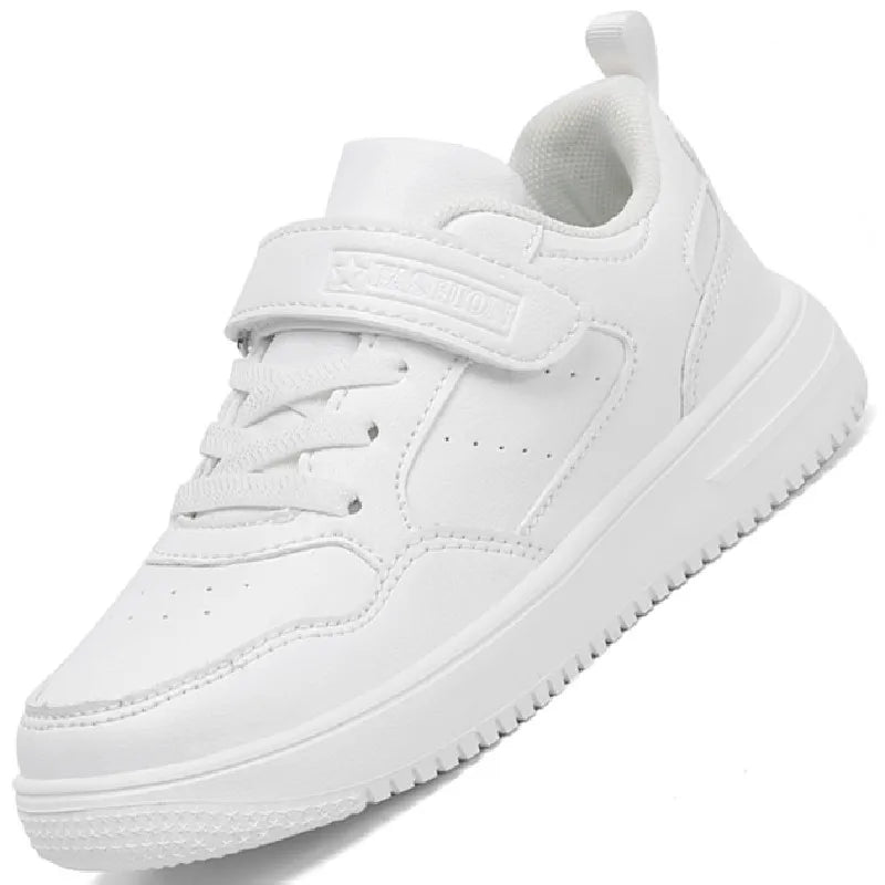 New Leather Kids Running Shoes