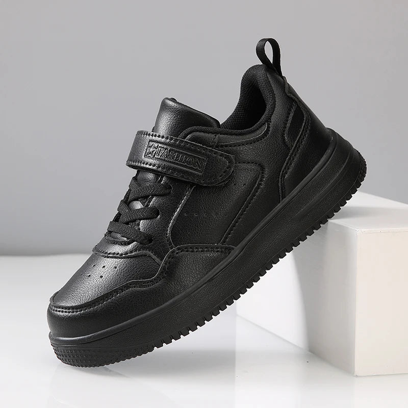 New Leather Kids Running Shoes