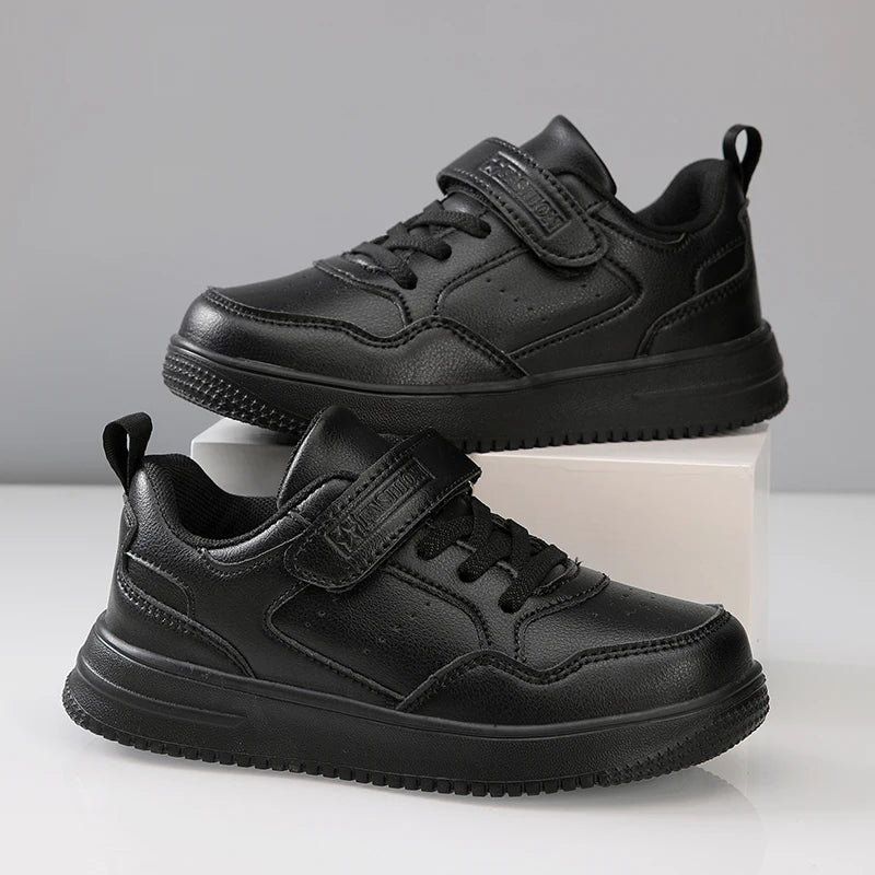 New Leather Kids Running Shoes