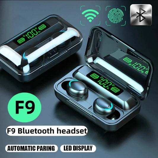 TWS F9-5 Earphone Bluetooth Earbuds